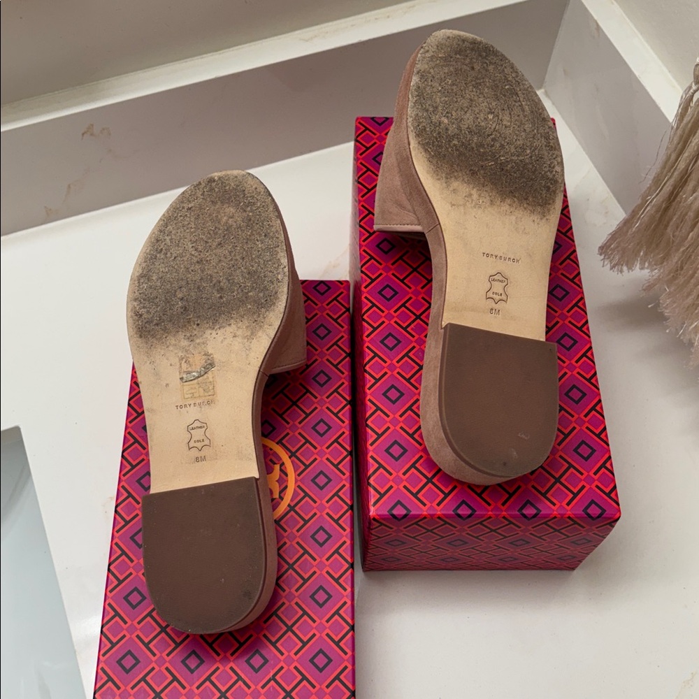 Tory Burch Eleanor Crystal slide blush color size 8 - Picture 6 of 9